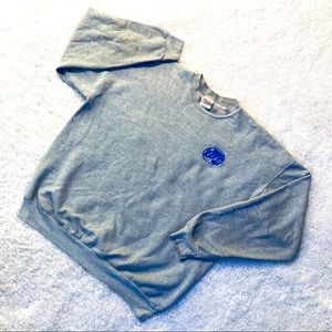 Vintage Miller Lite rubber logo sweatshirt
